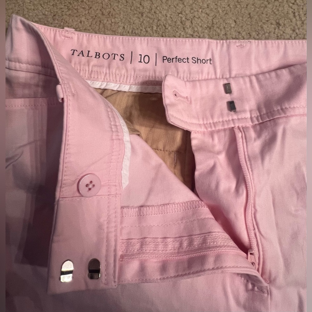 Talbots Pink Perfect Shorts size 10 - Picture 2 of 4